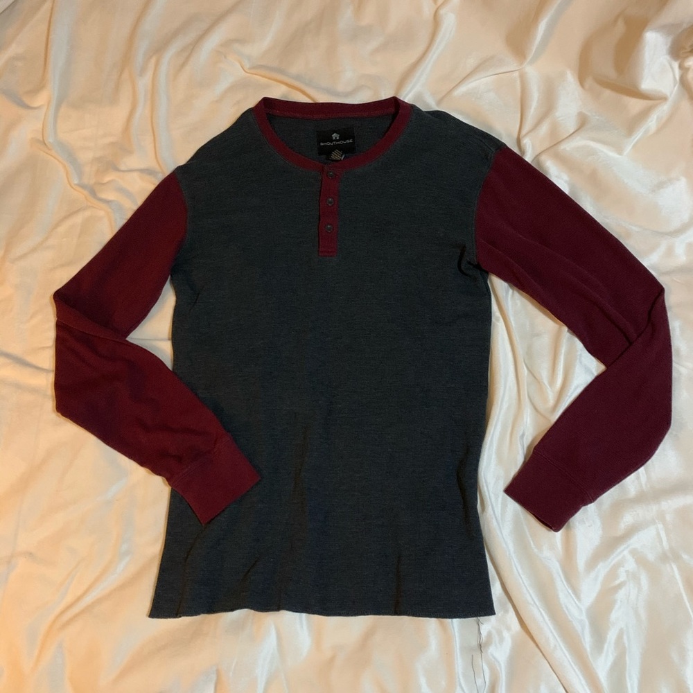 Button-Up Long Sleeve Mens Shirt
